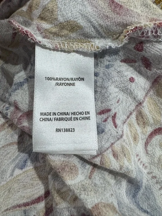 Shyanne Western/Bohemian Paisley Asymmetric Midi Pull-On Skirt Size XL - Picture 6 of 7